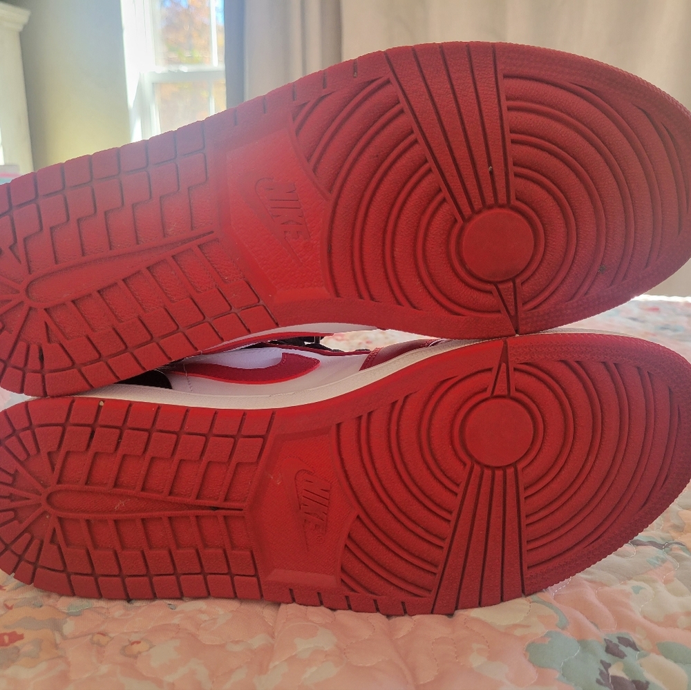 Nike Red and White Athletic Shoes - Picture 7 of 8